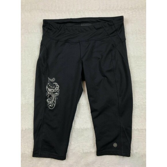 Athleta Pants - Athleta Womens Leggings Size Small Cropped Capri Gray